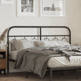 Metal Replace Headboard Black 140 cm 377150