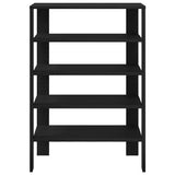 Shoe Rack Black 61x32x87.5 cm Engineered Wood 859852