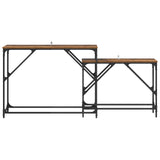 Console Table 2 pcs Old Wood 100 x 28 x 75 cm Engineered Wood 882886