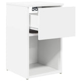 Bed Cabinet 2 pcs White 29 x 31.5 x 49 cm Engineered Wood 8001098