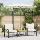 Garden Parasol with Steel Pole White 223x223x213 cm 4005100