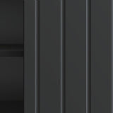 TV Cabinet Black 102 x 34.5 x 52 cm Engineered Wood 894466
