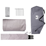 Tunnel Tent Grey and Orange 2-Person 42018570