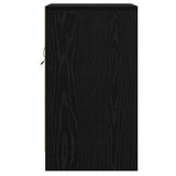 Bedside Cabinet Black Oak 38 x 34 x 61 cm Engineered wood 868932