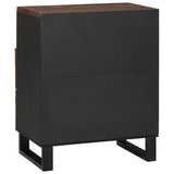 Bedside Cabinet Walnut 50 x 33 x 62 cm Solid Acacia wood 4018018
