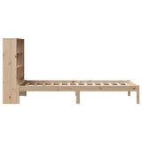 Bookcase Bed without Mattress 90x190 cm Single Solid Wood Pine 3321573