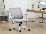 Mesh Office Chair, Desk Chair with Lumbar Support, Flip-up Armrest, Swivel Wheels, Adjustable T3398P344714