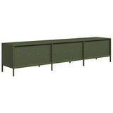TV Cabinet Olive Green 202x39x43.5 cm Cold-rolled Steel 851350