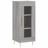 Highboard Grey Sonoma 34.5x34x180 cm Engineered Wood 3199039