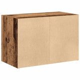 ZNTS Cabinet with 2 Drawers Old Wood 60x31x40 cm Engineered Wood 858835