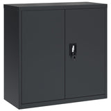 File Cabinet Anthracite 90x40x90 cm Steel 339731