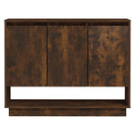 ZNTS Sideboard Smoked Oak 97x31x75 cm Engineered Wood 812987