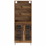 Highboard 2 pcs Old Wood Engineered Wood 3403171