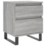 Bedside Cabinet Grey Sonoma 40x35x50 cm Engineered Wood 830696