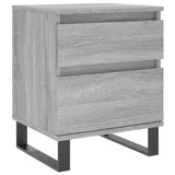 ZNTS Bedside Cabinet Grey Sonoma 40x35x50 cm Engineered Wood 830696