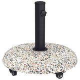 Parasol Base 21kg Multicolour Concrete Round 42007318