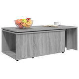 Coffee Table Grey Sonoma 150x50x35 cm Engineered Wood 815469