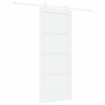 Sliding Door Set Manual ORKDAL White 83 x 202 cm 3333421