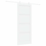 Sliding Door ORKDAL White 83 x 202 cm Solid Pine Wood 3333421