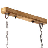 Ceiling Lamp 25 W Distressed Red 90x24x111 cm E27 371837