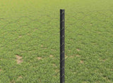Welded Wire Fence 25 x 1 m PVC-Coated Steel Grey Mesh 3336860
