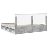 Bed Frame with Headboard Concerte 200 x 200 cm Solid Pine Wood 3410968
