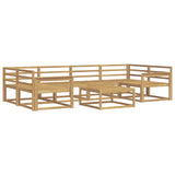 Outdoor Sofa Set 7 pcs White 3386118