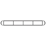 Raised Garden Bed Black 360 x 40x 40 cm 8011705
