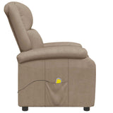 Massage Chair Cappuccino Faux Leather 340168