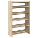 ZNTS Shoe Rack Sonoma Oak 60x25x100 cm Engineered Wood 859871
