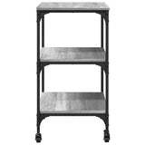 Kitchen Trolley Grey Sonoma 60x41x76 cm Engineered Wood 842304