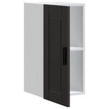 Kitchen Wall Cabinet Porto Black Engineered Wood 854018