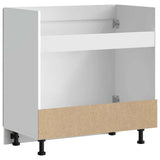 Sink Base Cabinet Lucca Grey Sonoma Engineered Wood 853693
