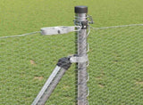 Welded Wire Fence with Concrete Base 100 x 0.8 m 3353866