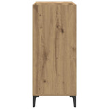 Record Cabinet Artisan Oak 84.5x38x89 cm Engineered Wood 857174
