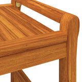 Garden Lounge Set Dark Grey Solid Acacia Wood, Polyester Foam 312142