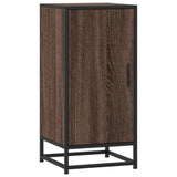 Sideboard Brown Oak 35,5x35x76 cm Engineered Wood and Metal 848943