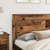 Headboard with Headboard Old Wood 180 cm Engineered Wood 887431
