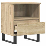 Bedside Cabinets 2 pcs Sonoma Oak 40x35x50 cm Engineered Wood 830643