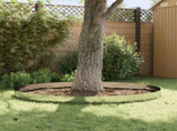 Lawn Edging 30 pcs 103 x 25 cm metal Silver 8008304