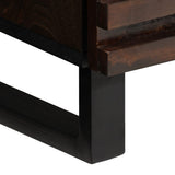 Highboard Brown 60x34x100 cm Solid Wood Mango 377586