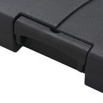 Garden Parasol with Portable Base Anthracite 276333