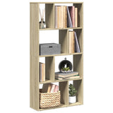 Bookcase Sonoma Oak 60x20x120.5 cm Engineered Wood 858149