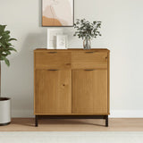 Sideboard "FLAM" 80x40x80 cm Solid Wood Pine 357827