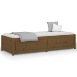 Day Bed without Mattress Honey Brown 80x200 cm Solid Wood Pine 821587