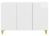 Sideboard High Gloss White 89 x 34.5 x 80 cm Engineered Wood 894649