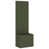 Garden Privacy Screen Olive green 50 x 150 cm Cold-rolled steel 876444