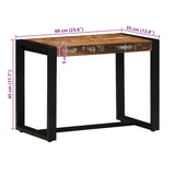 Bench Multicolour 60x35x45 cm Solid Wood Reclaimed 4015978