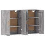 Wall Mounted Cabinets 2 pcs Grey Sonoma Engineered Wood 3197983