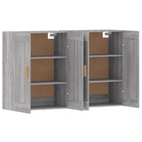 Wall Mounted Cabinets 2 pcs Grey Sonoma Engineered Wood 3197983
